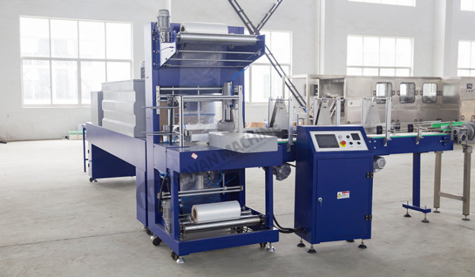 Otomatis 8-12bag/Min Botol PE Film Shrink Wrapping Mesin Pengemas 0